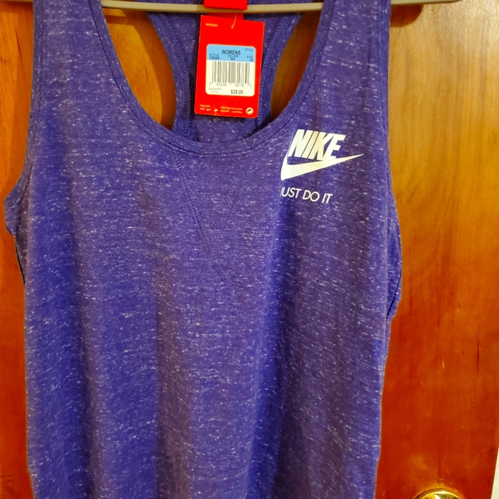Womens purple Nike tank top size M